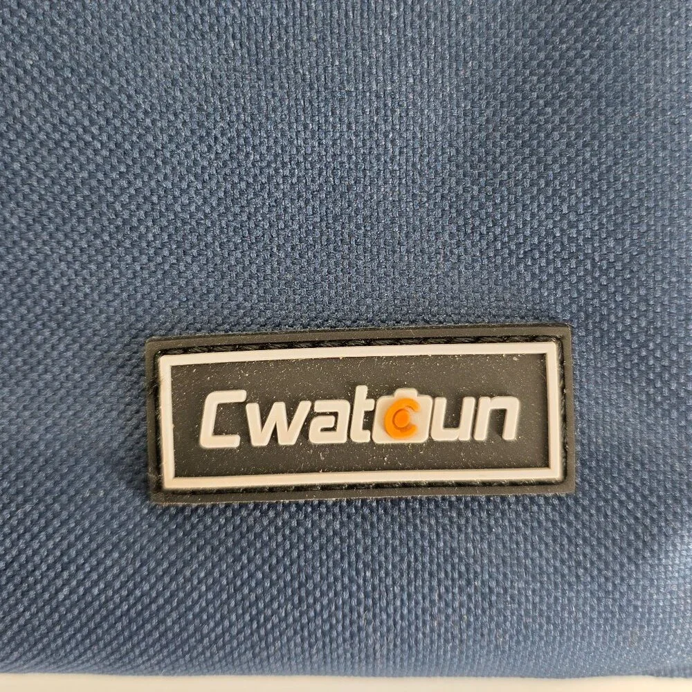 NWT Cwatcun D6 Small Camera Backpack | Navy Blue Water-Resistant Photography Bag